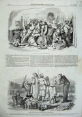 Old Print *0185 1857 Firing Sacking Synagogue Muriel Master Walter Boat 19th