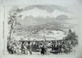 Old Antique Print Horse Racecourse Bois Boulogne 1857 Constantine Russia 19th