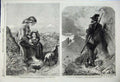 Old Antique Print Young Ramblers Jenkins Yrolede Chamois Hunter Haag Art