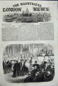 Old Antique Print Consecration New Bishop Calcutta Westminster Abbey 1858 19th