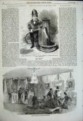 Original Old Antique Print American Fireman Richard Jackson NewmanYears