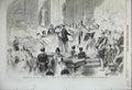 Original Old Antique Print Marriage King Portugal Stephanie Hohenzollern 1858