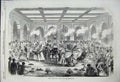 Original Old Antique Print 1858 The Hoolie Festival India Indian Social History