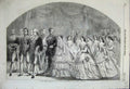 Original Old Antique Print 1858 Royal Wedding Bridal Procession James Palace