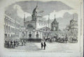 Original Old Antique Print 1858 Royal Bridal Tour Frederick William Potsdam