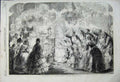 Old Antique Print *0187 1858 Christmas Pantomime Children Rebuses Bennet 19th