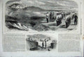 Old Antique Print 1858 Seaford Fort Artillery London Rifle Shooting Army 19th