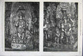 Old Antique Print Hindoo 1858 Trimurti Triad Trinity Suraswati Godess Art 19th