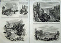 Antique Old Print Red River Canada1858 Boniface Lake Superior Hind Roseau 19th