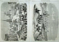 Original Old Antique Print 1858 Queen Leeds Clarendon Woodhouse Moor Children
