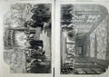 Old Antique Print Queen Birmingham 1858 Gallery Aston Hall Townhall Art 19th