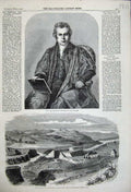 Original Old Antique Print 1859 Crinan Canal Dunardrie Archdeacon John Williams