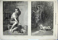 Old Antique Print 1859 Louis Temple Wappers Moses Basket River Nile Paul 19th