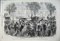 Old Antique Print 1859 War Empress Regent Princess Clotilda Horse Coach 19th