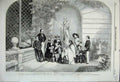 Original Old Antique Print 1859 Royal Family Osborne Prince Alfred Alice Wales
