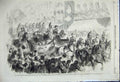 Old Antique Print 1859 War Emperor Naploeon Paris Cortege Rue De Rivoli 19th