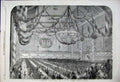 Original Old Antique Print 1859 Burns Centenary Banquet Corn Exchange Edinburgh