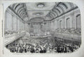 Old Antique Print 1859 Prince Consort British Association Music Aberdeen 19th