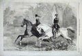 Old Antique Print 1859 Prince Princess Frederick William Prussia Horses 19th