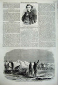 Old Antique Print 1859 Captain M'Clintock Esquimaux Cape Victoria Boothia 19th