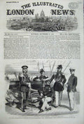 Old Antique Print 1859 Duke Constantine Russia Colonel Greig Glovine Men 19th