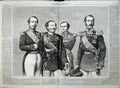 Old Antique Print 1859 Russia Emperor France King Sardinia Napoleon War 19th