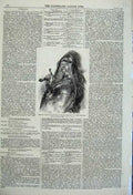Old Antique Print 1860 Portrait Armado Armed Hector Pageant Nine Worthies 19th
