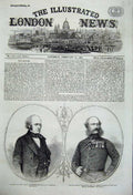Original Old Antique Print 1860 Portrait Dr Todd Thomas Alexander Army Medical