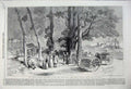 Old Antique Print 1860 English Machine Department Caen Agricultural Show 19th
