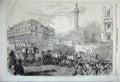 Old Antique Print 1860 Parliament Queen Passing Through James Park Coach 19th
