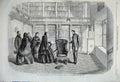 Old Antique Print 1860 Empress Eugenie Sir Walter Scott Study Abbotsford 19th