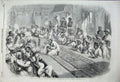 Old Antique Print 1860 Sale Calcutta Government Presents Lucklow Jewels 19th