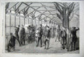 Original Old Antique Print 1860 Tir National Vincennes Paris Rifle Siers Sport