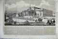 Old Antique Print 1860 Free Public Library Museum Liverpool Street Brown 19th