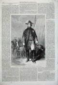 Old Antique Print 1860 Portrait Marshal Canrobert Gallery Versailles Man 19th