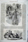 Old Antique Print 1861 Charleston Palmetto Selling Sweet Potatoes Street 19th