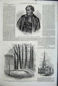 Old Antique Print 1861 Tamati Waka Warrington Church War China Anderson 19th