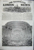 Original Old Antique Print 1861 Scene Pantomime Her Majesty'S Theatre Christmas