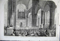 Old Antique Print 1861 Diocesan Meeting Parish Choirs Salisbury Cathedral 19th