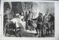 Original Old Antique Print 1861 Seizure King Charles Holmby-House John Gilbert
