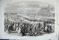 Original Old Antique Print 1861 Epsom Horse Races Amusements Downs Horse Sport