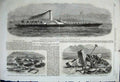 Old Antique Print 1861 Roman Villa Steam-Boat Lord Isles Piers Hypocaust 19th