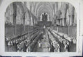 Old Antique Print 1861 Festival Parochial Choir Southwell Nottinghamshire 19th