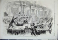 Original Old Antique Print 1861 Interior Scene Hall Representatives Washington