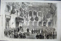 Old Antique Print 1861 King William Prussia Insignia Noble Order Garter 19th