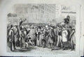 Old Antique Print 1861 Crowd Baltimore Mr Lincoln President United States 19th