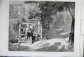 Old Antique Print 1861 Rustic Civility Children Playing Country Collins 19th