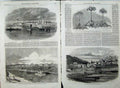 Old Antique Print Civil War America Harper Ferry Marsh Fruit Fort 1861 19th
