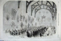 Old Antique Print 1861 Lord Palmerston Warden Cinque Ports Banquet Dover 19th