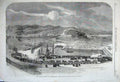 Antique Old Print *0153 1861 Floating Docks Britonferry Glamorganshire Ships